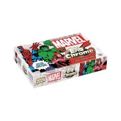 2024 Topps Chrome MARVEL Hobby Box (12 Packs)