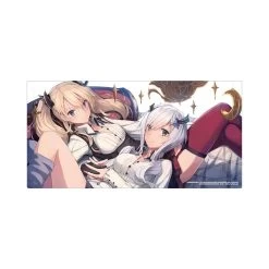 Bushiroad Playmat V2 - Dengeki Bunko - The Misfit Of Demon King Academy "Sasha Necron & Misha Necron" - Vol 1174