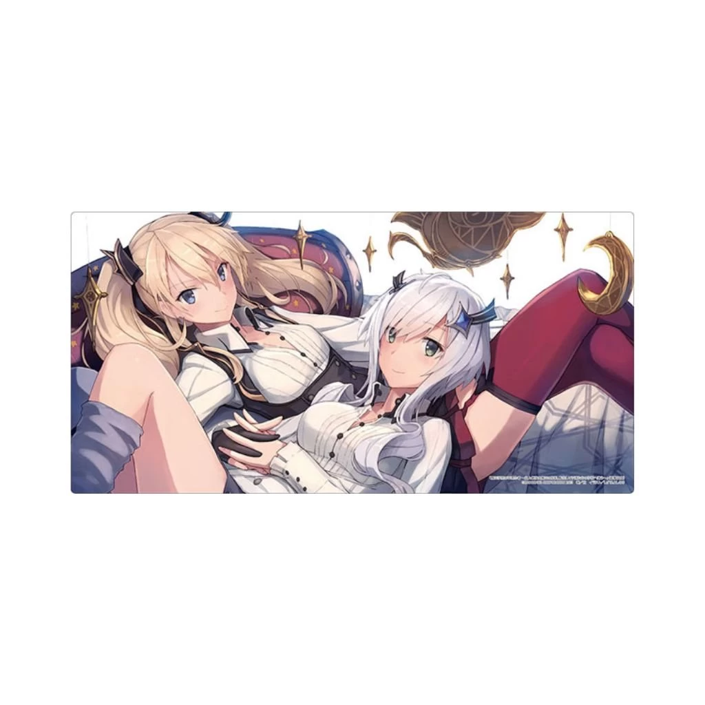 Bushiroad Playmat V2 - Dengeki Bunko - The Misfit Of Demon King Academy "Sasha Necron & Misha Necron" - Vol 1174