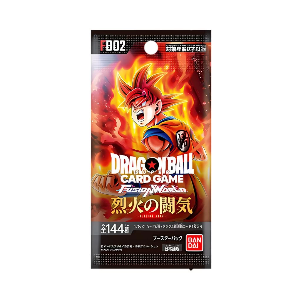 Bandai Dragon Ball Super CG Fusion World FB02 Blazing Aura Booster Box (24 Packs)