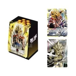Bandai Dragon Ball Super CG Fusion World Official Card Case And Sleeve Set 03 Gogeta