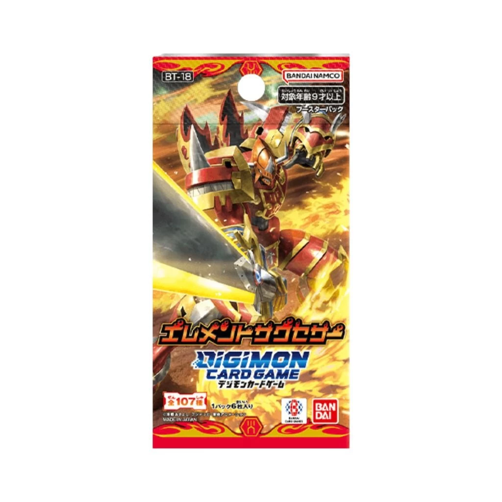 Bandai Digimon BT18 Element Successor Booster Box (24 Packs)