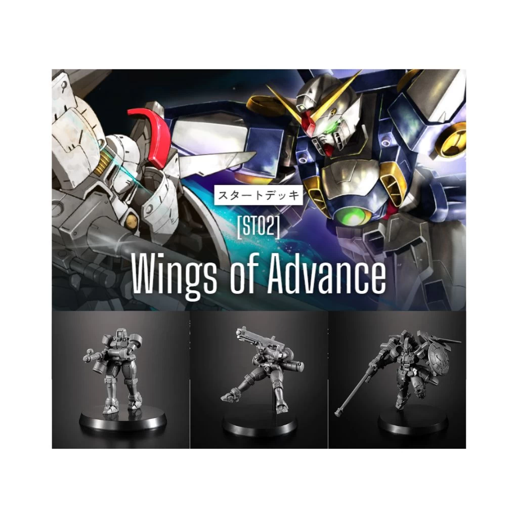 Bandai GUNDAM CG ST02A Wings Of Advance Gundam Assemble Starter Deck - Image 2