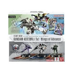 Bandai GUNDAM CG ST02A Wings Of Advance Gundam Assemble Starter Deck