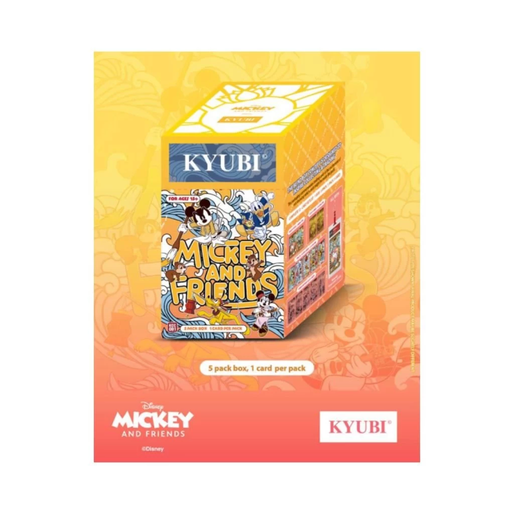 Disney Kyubi Card Charm Collection Mickey And Friends (5 Packs)