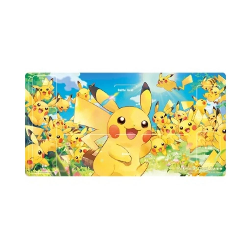 Pokemon Card Game Rubber Mat Pikachu Large Gathering