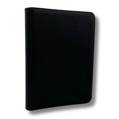 Premium 9 Pocket Zip Binder 360 (Black)