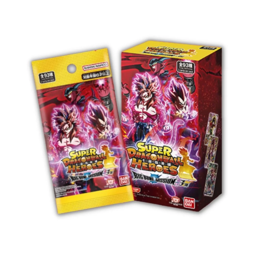 Bandai Super Dragon Ball Heroes Big Bang Mission Ver 3 Booster Box (20 Packs)