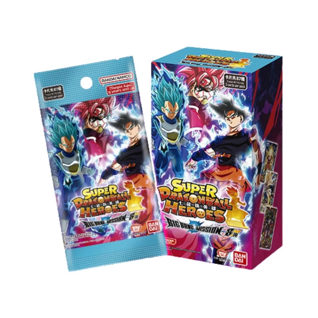 Bandai Super Dragon Ball Heroes Big Bang Mission Ver 8 Booster Box (20 Packs)