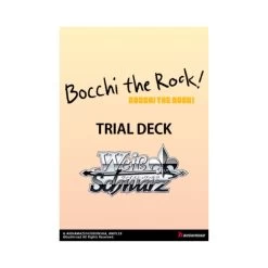 Weiss Schwarz Trial Deck Bocchi The Rock (EN)